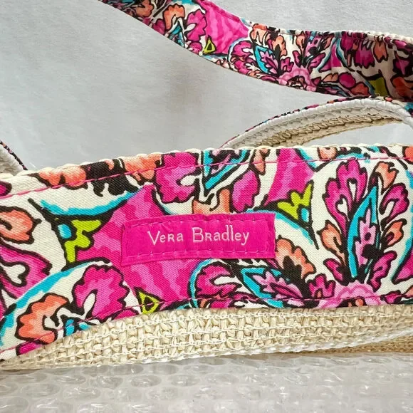 Vera Bradley Tan and Pink Starfish Beach Bag - Picture 4 of 11